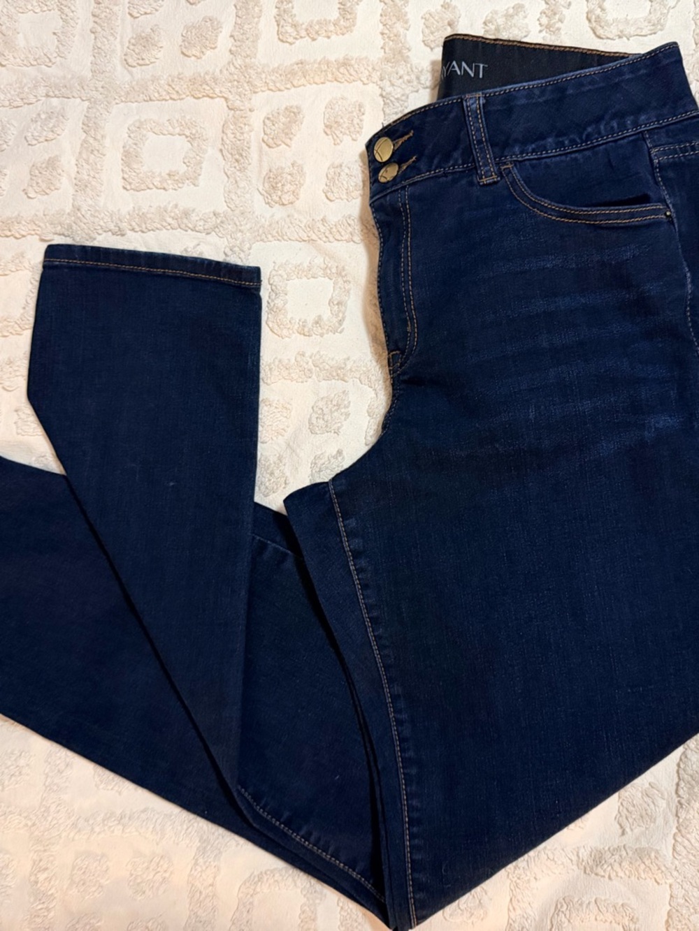 Lane Bryant Dark Blue Slim Fit Jeans - Size 14L                #505